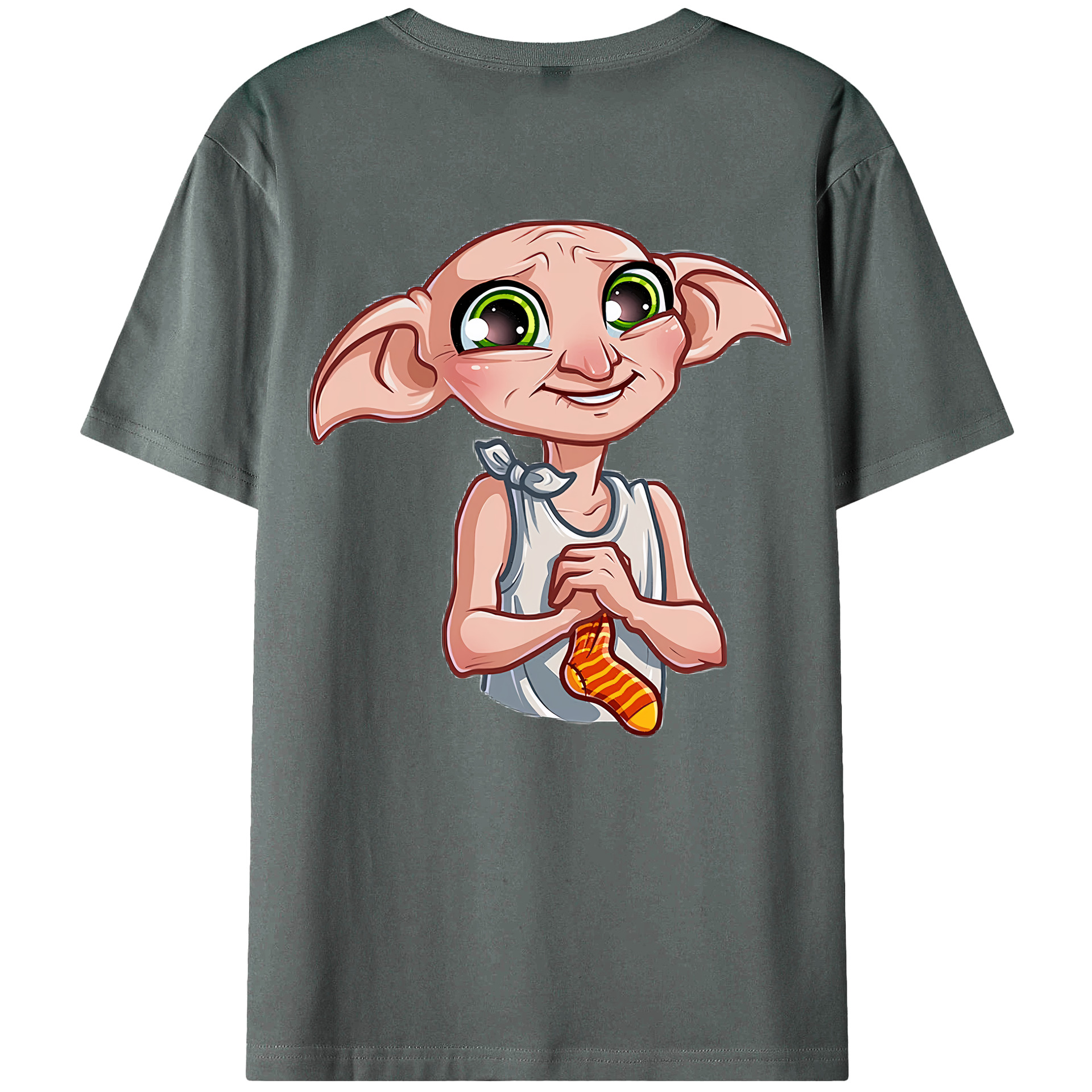 （画像用） Harry Potter ハリー・ポッターシリーズ 綿100％ メンズ半袖Tシャツ（バックプリント） 通気性